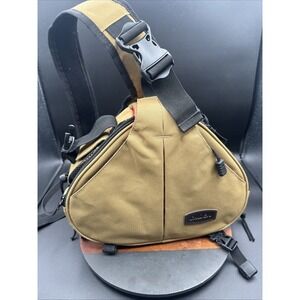 CADEN Tan Sling Camera Bag Backpack Camera Case Waterproof NWOT
